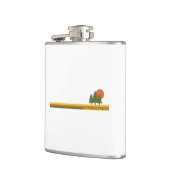 Yosemite Nationalpark Pine Trees Sun Flachmann (Links)