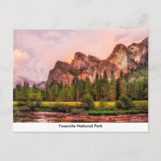 Yosemite Nationalpark Post Card Postkarte (Vorderseite)