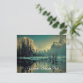 Yosemite Nationalpark Postcard Postkarte (Stehend Vorderseite)