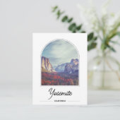 Yosemite Nationalpark Postcard Postkarte (Stehend Vorderseite)