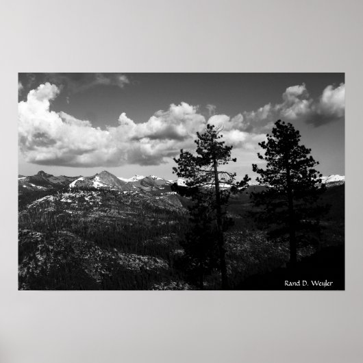 Yosemite-Nationalpark Poster (Vorne)
