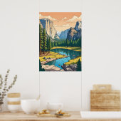 Yosemite-Nationalpark Poster (Küche)