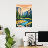 Yosemite-Nationalpark Poster (Heimbüro)