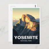 Yosemite-Nationalpark Postkarte (Vorne/Hinten)