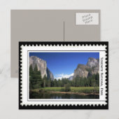 Yosemite-Nationalpark Postkarte (Vorne/Hinten)