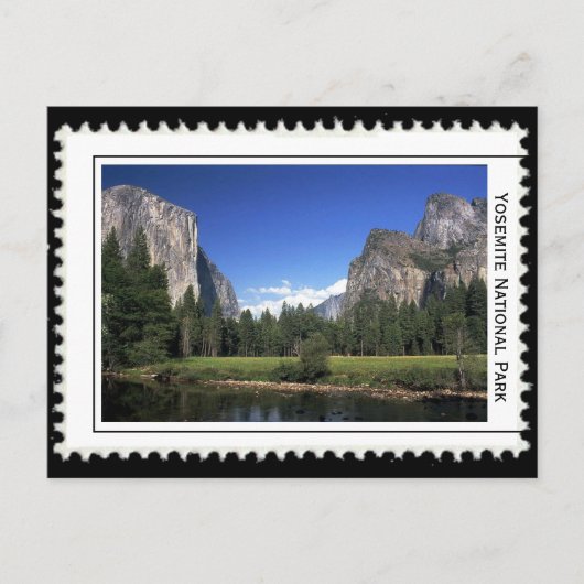Yosemite-Nationalpark Postkarte (Vorderseite)