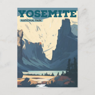 Yosemite-Nationalpark Postkarte