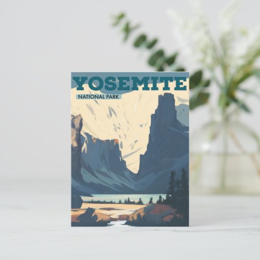 Yosemite-Nationalpark Postkarte (Stehend Vorderseite)