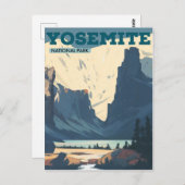 Yosemite-Nationalpark Postkarte (Vorne/Hinten)