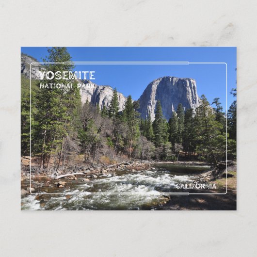 Yosemite-Nationalpark Postkarte (Vorderseite)