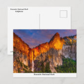Yosemite-Nationalpark Postkarte (Vorne/Hinten)