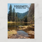 Yosemite-Nationalpark Postkarte (Vorderseite)