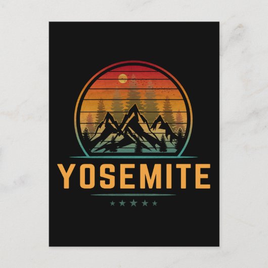 Yosemite-Nationalpark Postkarte (Vorderseite)