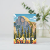 Yosemite-Nationalpark Postkarte (Stehend Vorderseite)