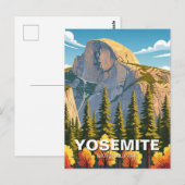 Yosemite-Nationalpark Postkarte (Vorne/Hinten)