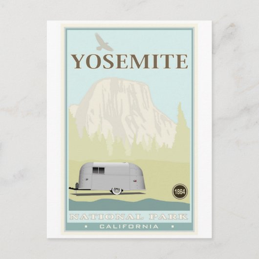Yosemite-Nationalpark Postkarte (Vorderseite)