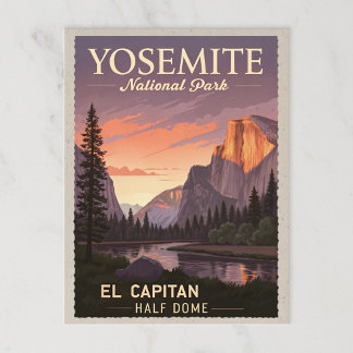Yosemite Nationalpark Postkarte