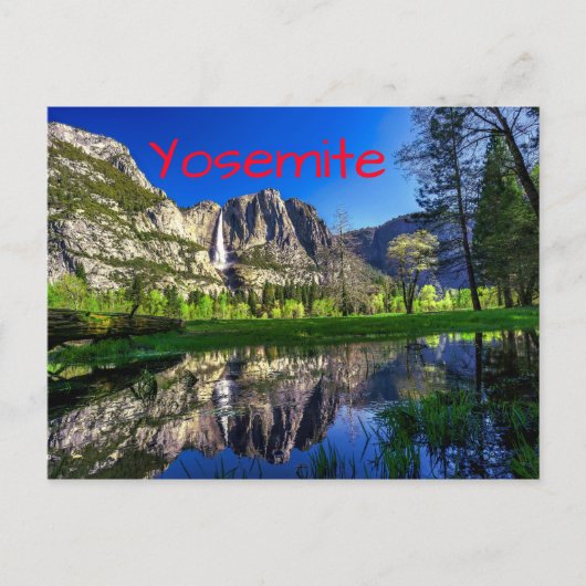 Yosemite-Nationalpark Postkarte (Vorderseite)
