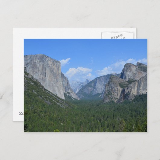 Yosemite-Nationalpark Postkarte (Vorne/Hinten)