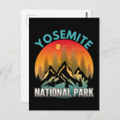 Yosemite-Nationalpark Postkarte (Vorne/Hinten)