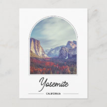 Yosemite-Nationalpark-Postkarte