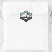 Yosemite-Nationalpark Quadratischer Aufkleber (Tasche)