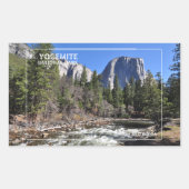 Yosemite-Nationalpark Rechteckiger Aufkleber (Vorderseite)