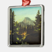 Yosemite Nationalpark: Reflektion der Halfdome Ornament Aus Metall (Links)
