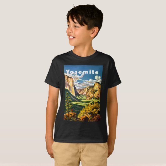 Yosemite Nationalpark Reisen T-Shirt (Vorne ganz)