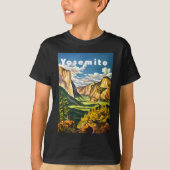Yosemite Nationalpark Reisen T-Shirt (Vorderseite)
