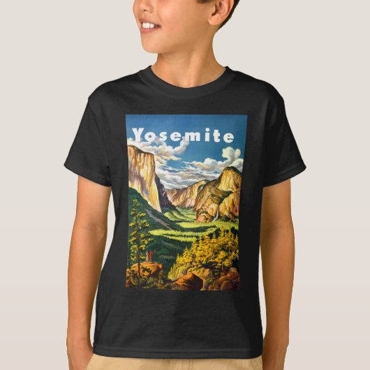 Yosemite Nationalpark Reisen T-Shirt (Vorderseite)