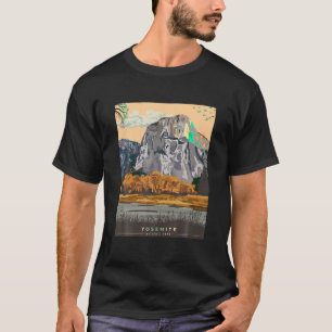 Yosemite Nationalpark Retro-Rücken-Design-Klasse T-Shirt