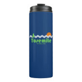 Yosemite Nationalpark Retro Thermosbecher (Vorderseite)