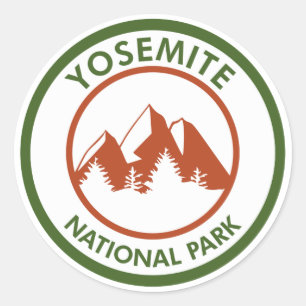 Yosemite-Nationalpark Runder Aufkleber