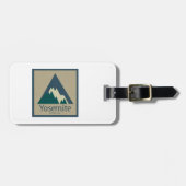 Yosemite Nationalpark Rustikal Gepäckanhänger (Vorderseite horizontal)