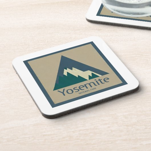 Yosemite Nationalpark Rustikal Getränkeuntersetzer (Linke Seite)