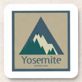 Yosemite Nationalpark Rustikal Getränkeuntersetzer (Vorderseite)