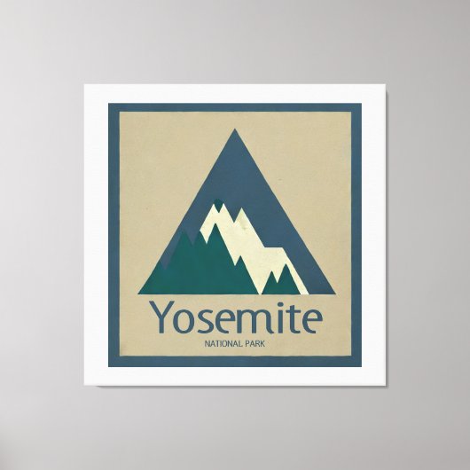 Yosemite Nationalpark Rustikal Leinwanddruck (Vorderseite)