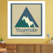 Yosemite Nationalpark Rustikal Leinwanddruck (Insitu (Wohnzimmer))