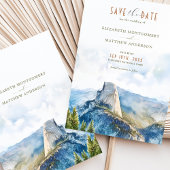 Yosemite Nationalpark Save the Date Halbkuppel Einladung