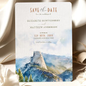 Yosemite Nationalpark Save the Date Halbkuppel Einladung