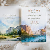 Yosemite Nationalpark Save the Date Tunnel View Einladung