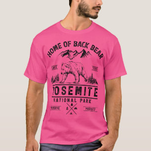 Yosemite Nationalpark Seit 1890 Bear Vintag Gif T-Shirt