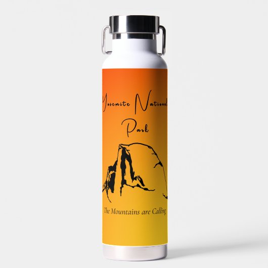 Yosemite Nationalpark Sunset Colors Water Flasche (Vorne)