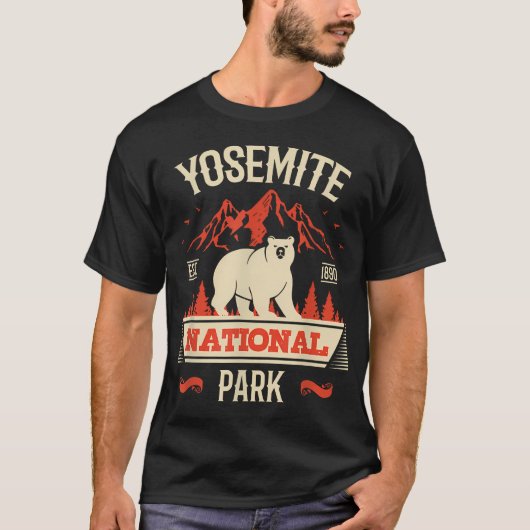 Yosemite-Nationalpark T-Shirt (Vorderseite)