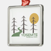 Yosemite Nationalpark Trail Ornament Aus Metall (Links)