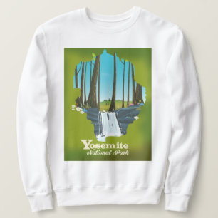 Yosemite-Nationalpark-Urlaubsposter. Sweatshirt