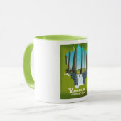 Yosemite Nationalpark Urlaubsposter. Tasse (Vorderseite Links)