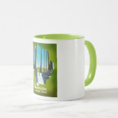 Yosemite Nationalpark Urlaubsposter. Tasse (VorderseiteRechts)