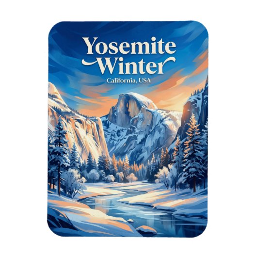 Yosemite-Nationalpark USA Magnet (Vertikal)